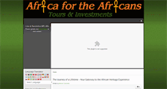 Desktop Screenshot of africafortheafricans.org